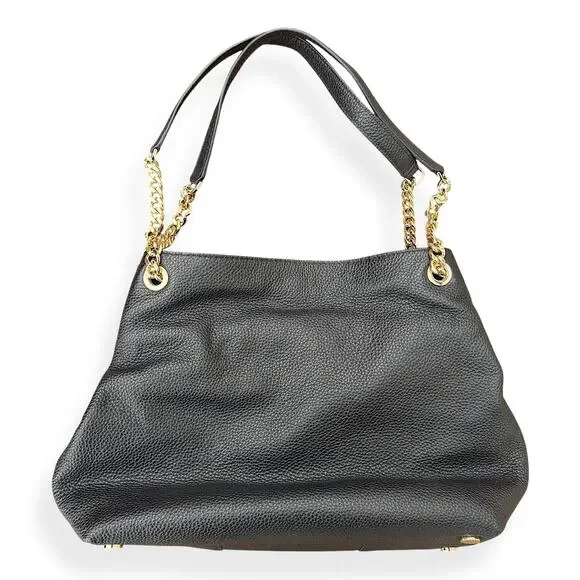 Michael Kors Jet Set Studded Leather Black Handbag | BRAND NEW - Picture 4 of 6